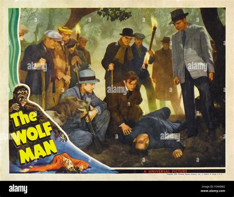 Wolf Man, The (1941) - Movie Poster Stock Photo - Alamy