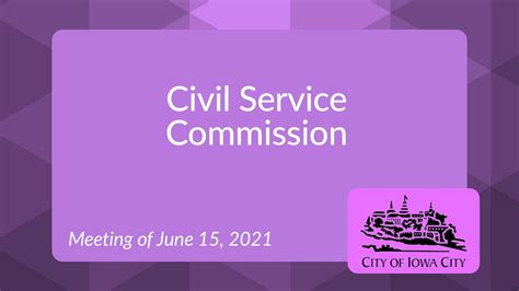 Civil Service Commission Meeting of June 15, 2021 - YouTube