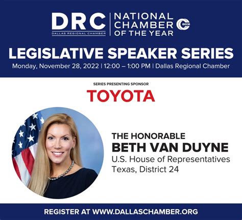 Dallas Regional Chamber on LinkedIn: U.S. Congresswoman Beth Van Duyne ...