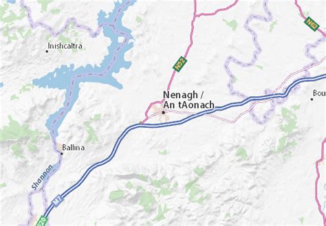 Map of Nenagh - Michelin Nenagh map - ViaMichelin