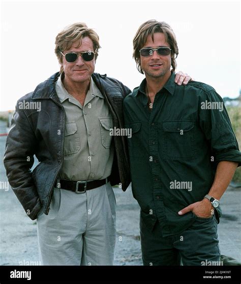 ROBERT REDFORD, BRAD PITT, SPY GAME, 2001 Stock Photo - Alamy