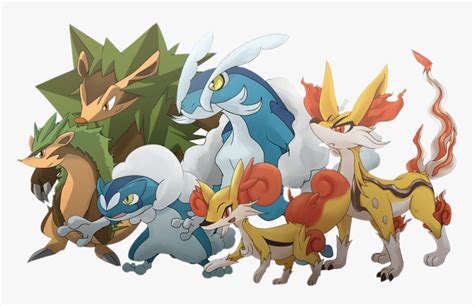 Shiny Gen 6 Starters