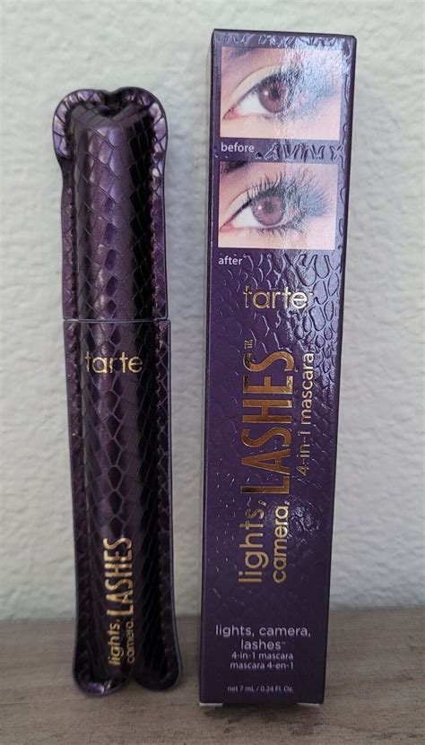 T1 - Tarte Lights, Camera, Lashes 4-in-1 Mascara ~ BLACK ~ full size NIB | eBay