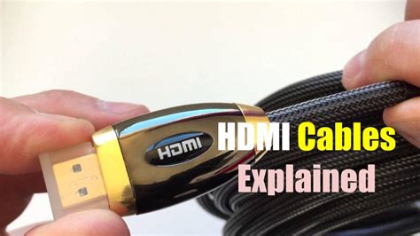 HDMI Cables Explained : How many types of HDMI connectors are there?