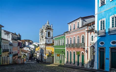 Salvador de Bahia in Brazil, also known as the Pelourinho (Portuguese for "Pillory") or Pelo, is ...