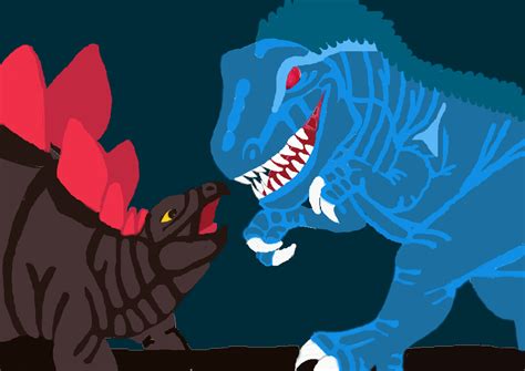 Rite of Spring T-Rex vs. Stegosaurus by tcr11050 on DeviantArt