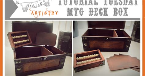 Atelier Artistry: Tutorial Tuesday: MTG (Magic the Gathering) Deck Box