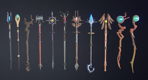 Fantasy Staff Set 05 in Weapons - UE Marketplace