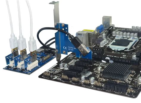 PCI E turn PCIe switch card 1 drag 3 PCI E turns PCIe 1 x interface extension 3 mouth PCIe card ...