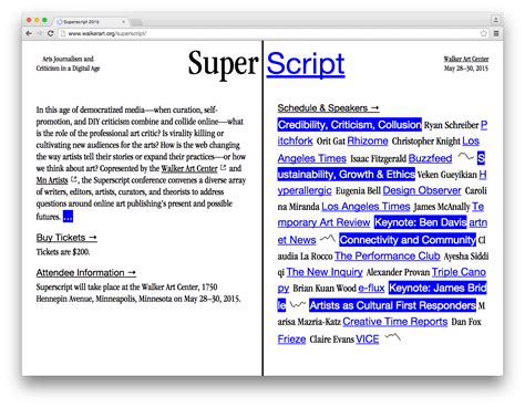 Superscript Website