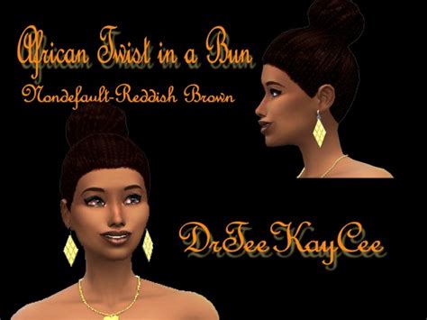 2 Ethnic Hairstyles By DrTeeKayCee - Sims 4 Hair