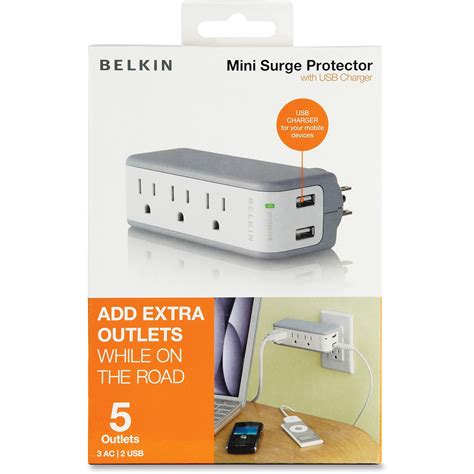 Belkin 3-Outlets Surge Suppressor with USB Charging - Walmart.com