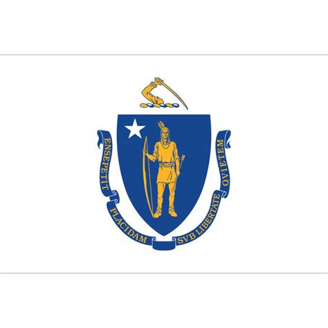 Massachusetts State Flag - Volunteer Flag Company