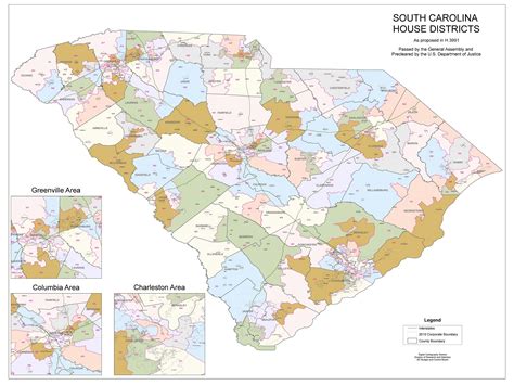 South Carolina State House District Map