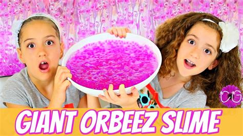 DIY GIANT ORBEEZ SLIME! HUGE GLASS SLIME!