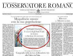 Vatican newspaper publishes second story supporting U.S. bishops’ criticism of Obama | Catholic ...