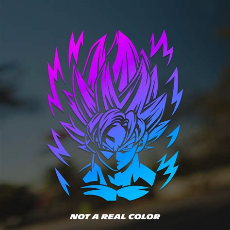 Vinyl Decal Super Saiyan Goku Decal - Etsy | Goku decal, Dragon ball ...