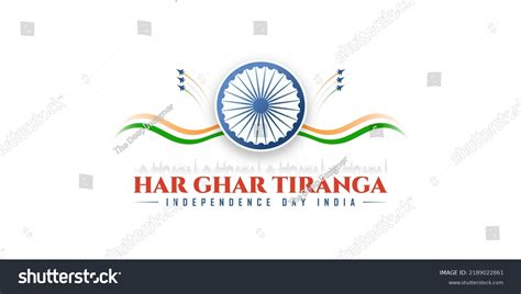 Har Ghar Tiranga Concept Independence Day Stock Vector (Royalty Free) 2189022861 | Shutterstock