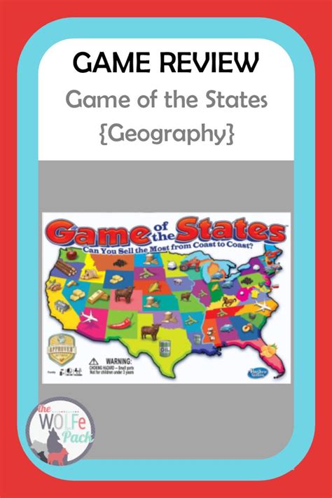 GAME REVIEW: Game of the States {Geography} | Geography games for kids ...