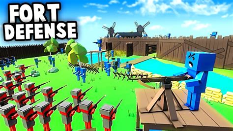 DEFEND the FORT! Epic Fort Defense vs INVASION (Ancient Warfare 3 Gameplay) - YouTube