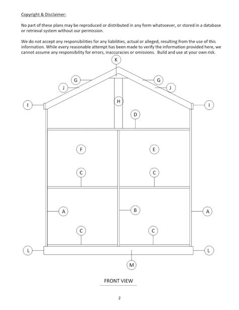 Doll House Plans for American Girl or 18 Inch Dolls 5 Room - Etsy