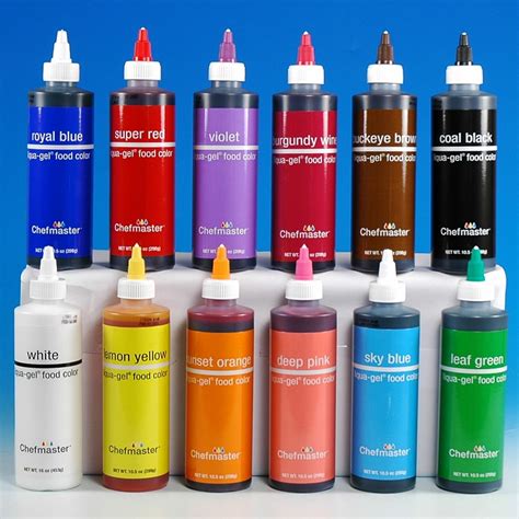 CHEFMASTER LIQUA-GEL COLOR SET PRO - 12 COLORS-CHEFMASTER-54