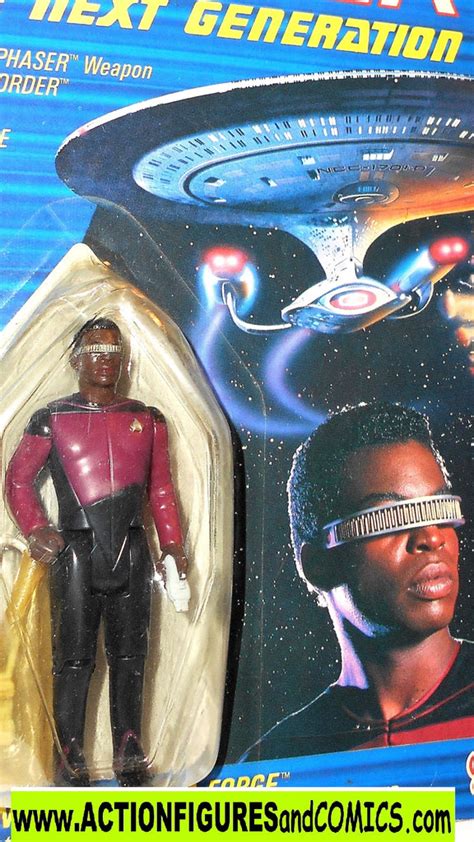 Star Trek GEORDI LA FORGE 1988 galoob toys action figures moc – ActionFiguresandComics