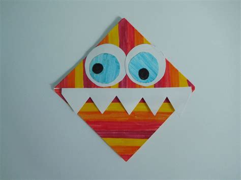 Monster Corner Bookmark by bROnWEndesigns on Etsy