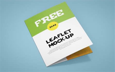 2 x A5 Leaflet Mockup Set - Mockup World