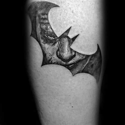 50 Batman Symbol Tattoo Designs | Batman symbol tattoos, Batman tattoo ...