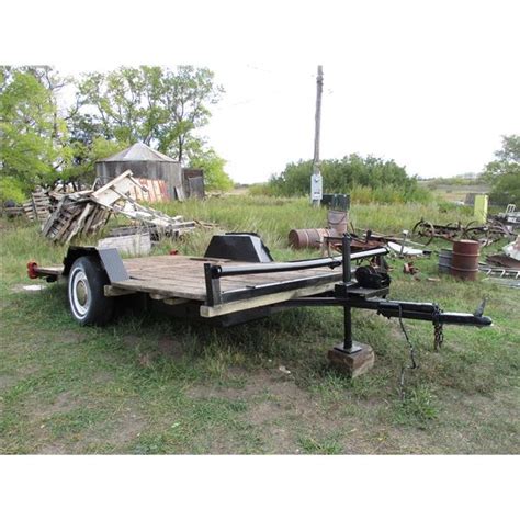 Heavy Duty single axle trailer with 15" tires12ft trailer with 4ft 3in long hitch - Bodnarus ...