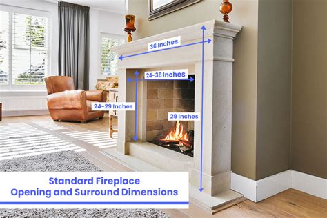 Fireplace Dimensions (Size & Measurement Guide) – Designing Idea (2022)