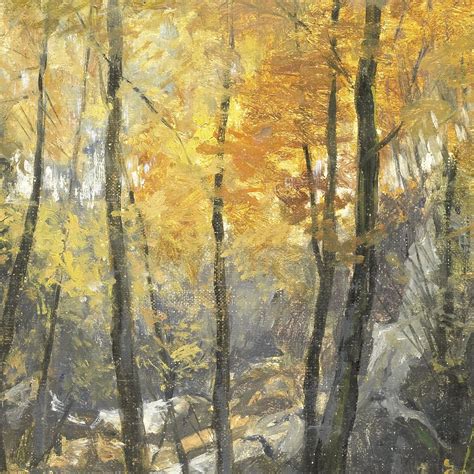 Vintage Fall Landscape Painting Fall Painting Autumn Print | Etsy