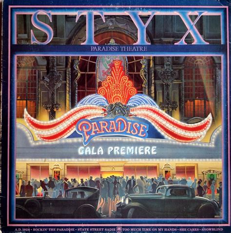 Styx Paradise Theater Album Cover Poster 24 X 24 Inches | Etsy