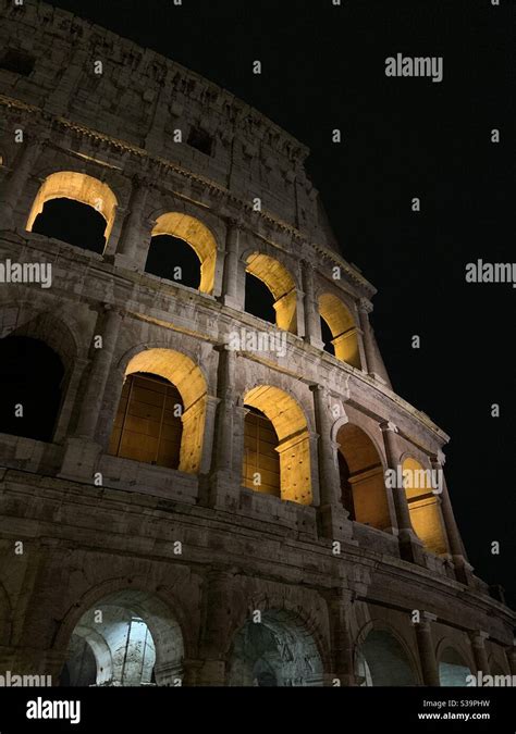 Colosseum at Night Stock Photo - Alamy