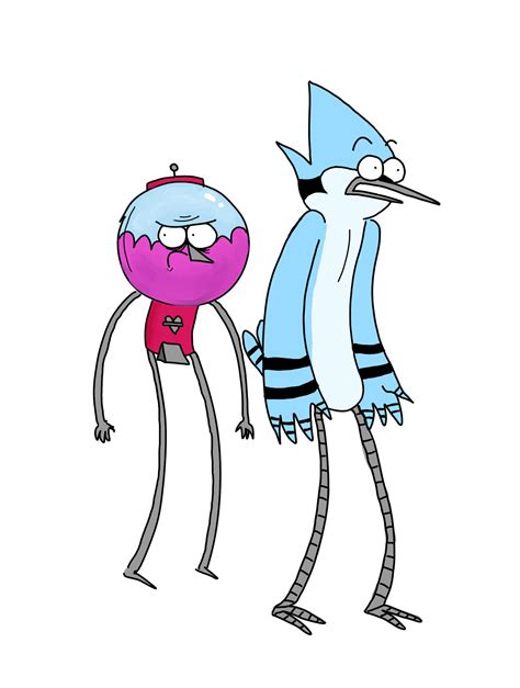 Benson and Mordecai by GonkhNation on DeviantArt