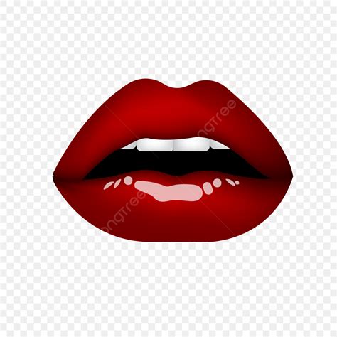 Bibir Warna Merah, Bentuk Mulut, Bibir, Merah PNG dan Vektor dengan Background Transparan untuk ...