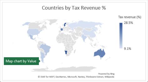 Excel World Map Template