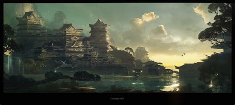 Feudal Japan: The Shogunate by Julian Calle : r/ImaginaryArchitecture