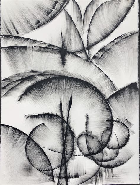 Black And White Abstract Drawing 2, Drawing by Khrystyna Kozyuk | Artmajeur