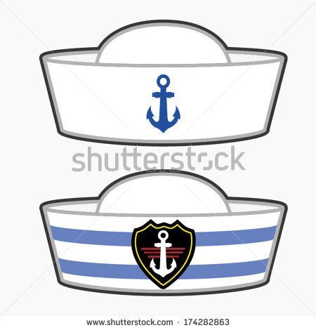 Sailor Hat Stock Vectors & Vector Clip Art | Sailor hat, Navy hats, Sailor