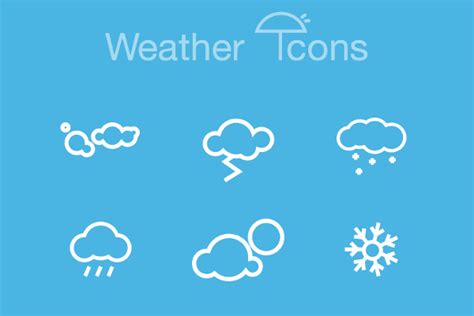 7+ Weather App Icons - Design, Templates