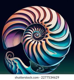 Art Deco Nautilus Shell AI-generated image 2277534629 | Shutterstock