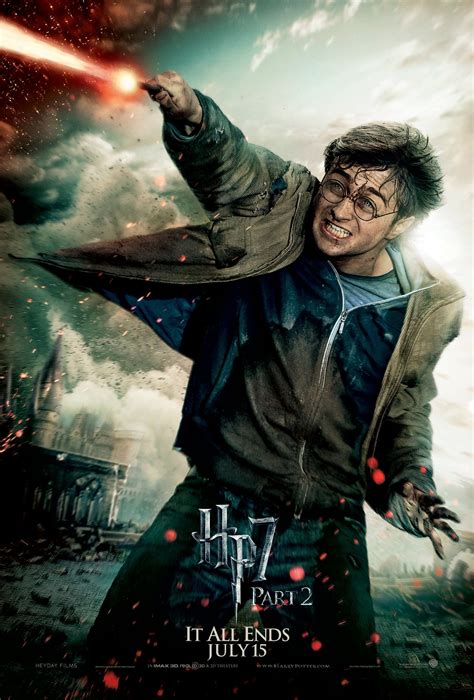 Deathly Hallows Part 2 Action Poster: Harry Potter [HQ] - Harry Potter Photo (22731860) - Fanpop