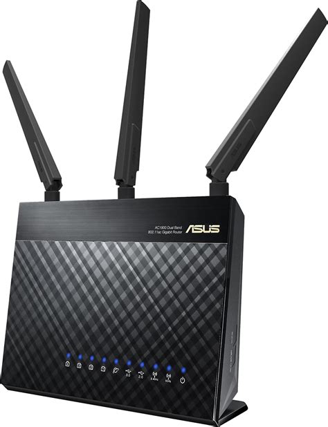 Customer Reviews: ASUS AC Dual-Band Wi-Fi Router Black RT-AC1900P ...