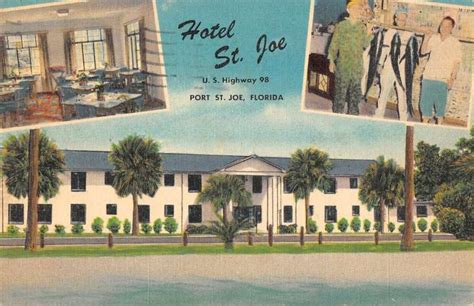 Port St Joe Florida Hotel St Joe Vintage Postcard AA17747 in 2020 | Florida hotels, Port st joe ...