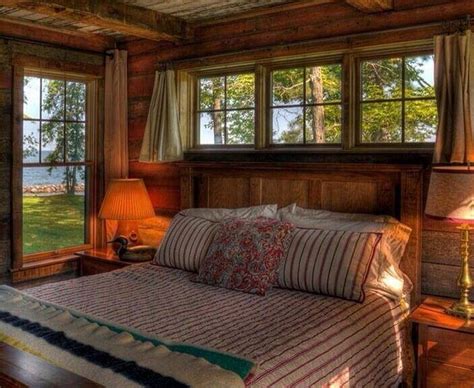 42 Amazing Rustic Home Ideas | Cabin bedroom, Cabin living, Cabin ...