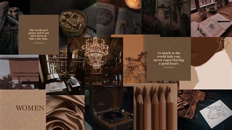 Brown Dark Academia Aesthetic Wallpaper Dark Academia, 45% OFF