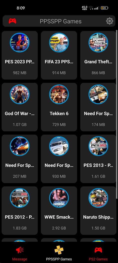 PSP PS2 Games APK for Android Download