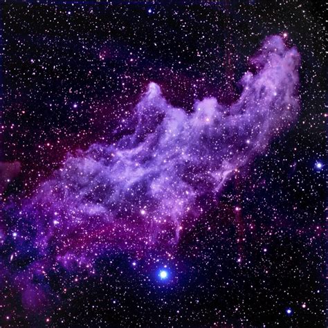 Purple Star Nebula